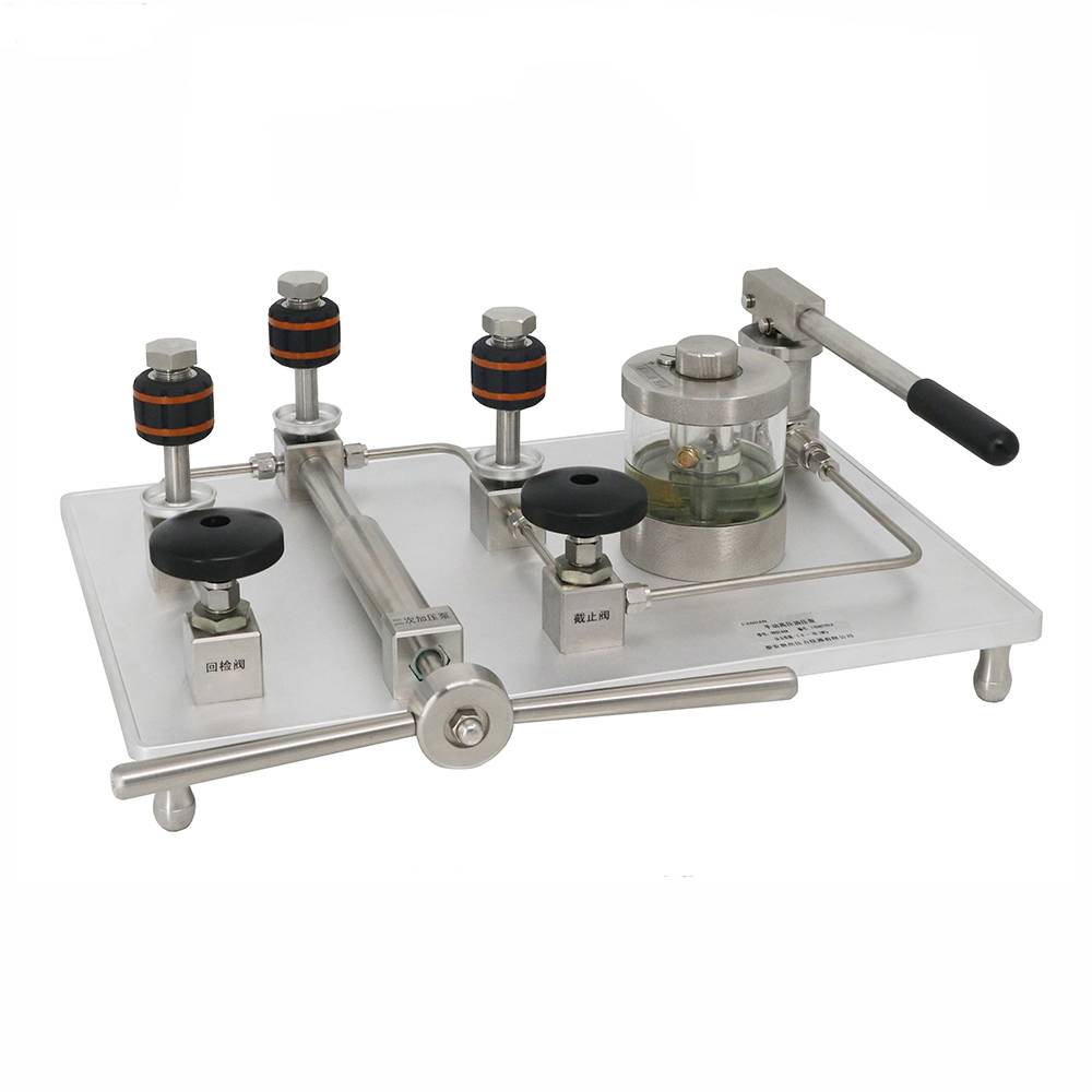 Pr9144a Hydraulic Test Pump Generates Pressures To 10000 Psi (700 Bar)